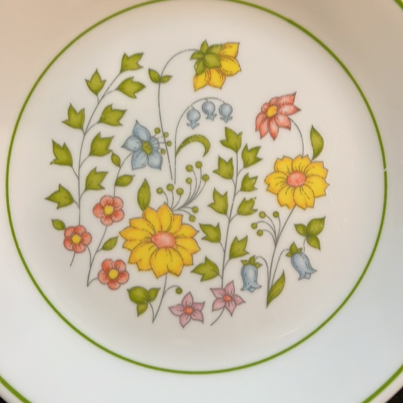 (1) Salad Plates "Meadow" (Corelle) by CORNING - Picture 6 of 7